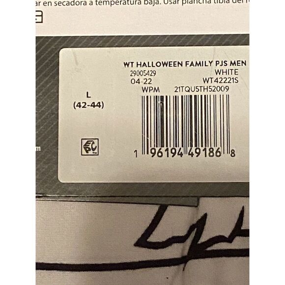 New Mens Halloween Mummy pajama Set Size Large - Picture 5 of 6